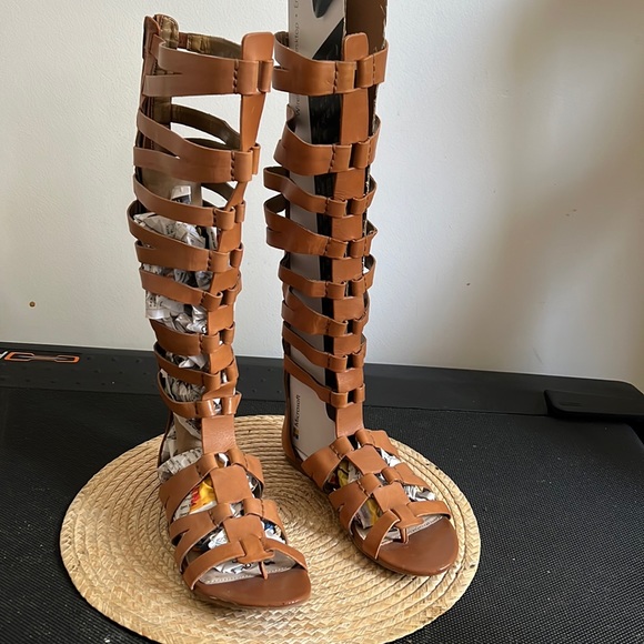 Sam Edelman Leather Gladiators Sandals Size 7.5 - Picture 2 of 15